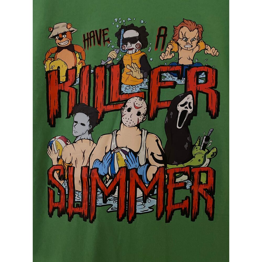 Have a Killer Summer with Halloween Horror Characters NWOT  Sz 3XL